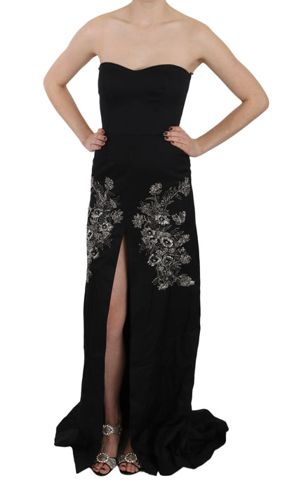 John Richmond Enchanting Black Maxi Flare Dress