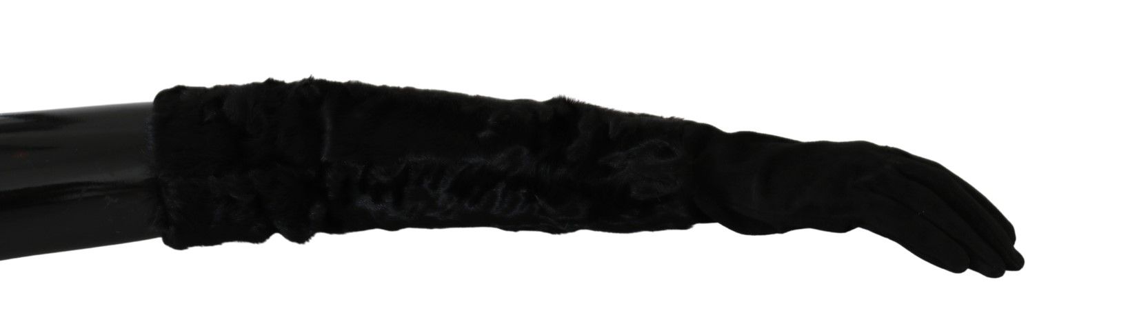 Dolce &amp; Gabbana Elegant Elbow Length Suede Gloves