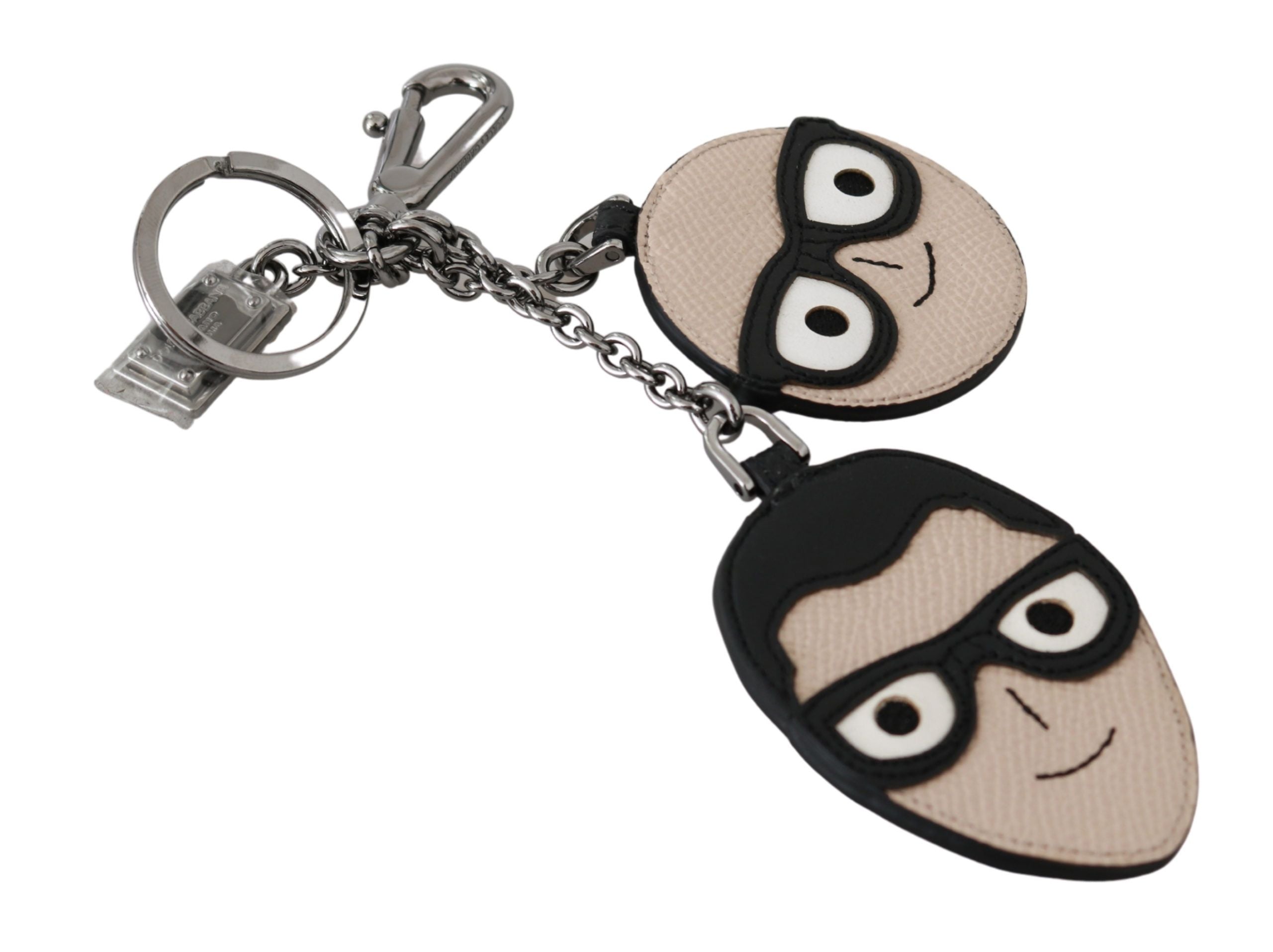 Dolce &amp; Gabbana Stunning Multi-Tone Leather Keychain