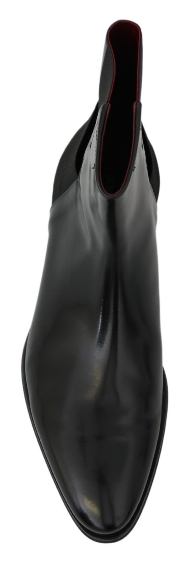 Dolce &amp; Gabbana Elegant Black Leather Chelsea Boots