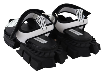 Dolce &amp; Gabbana Super King Slider Sandals in Monochrome