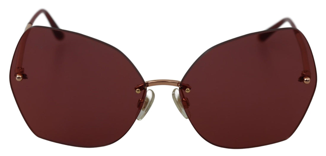 Dolce &amp; Gabbana Chic Red 100% UV Protection Sunglasses