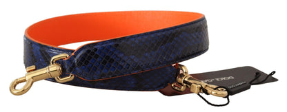 Dolce &amp; Gabbana Exotic Snakeskin Shoulder Strap in Purple Hue