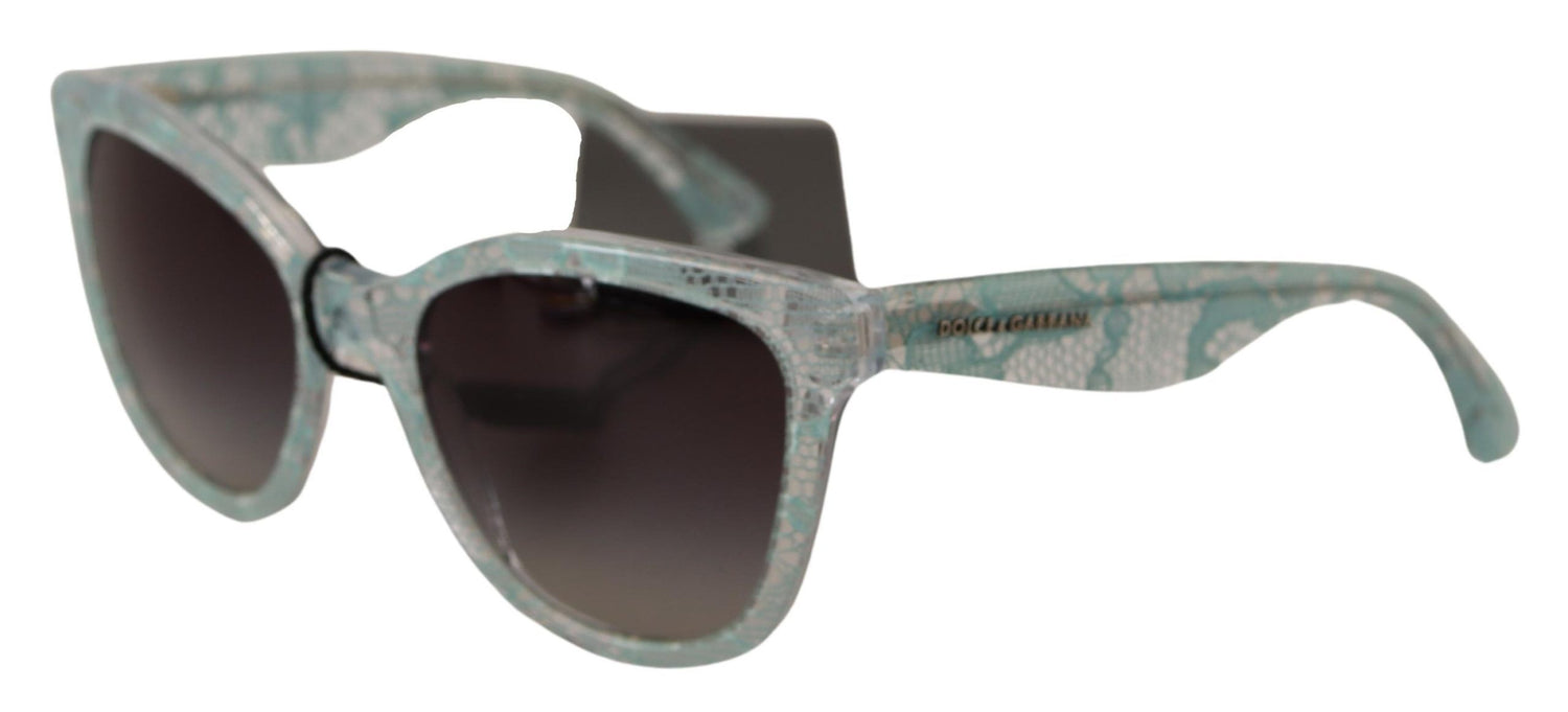 Dolce &amp; Gabbana Sicilian Lace Crystal Acetate Sunglasses