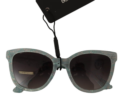 Dolce &amp; Gabbana Sicilian Lace Crystal Acetate Sunglasses