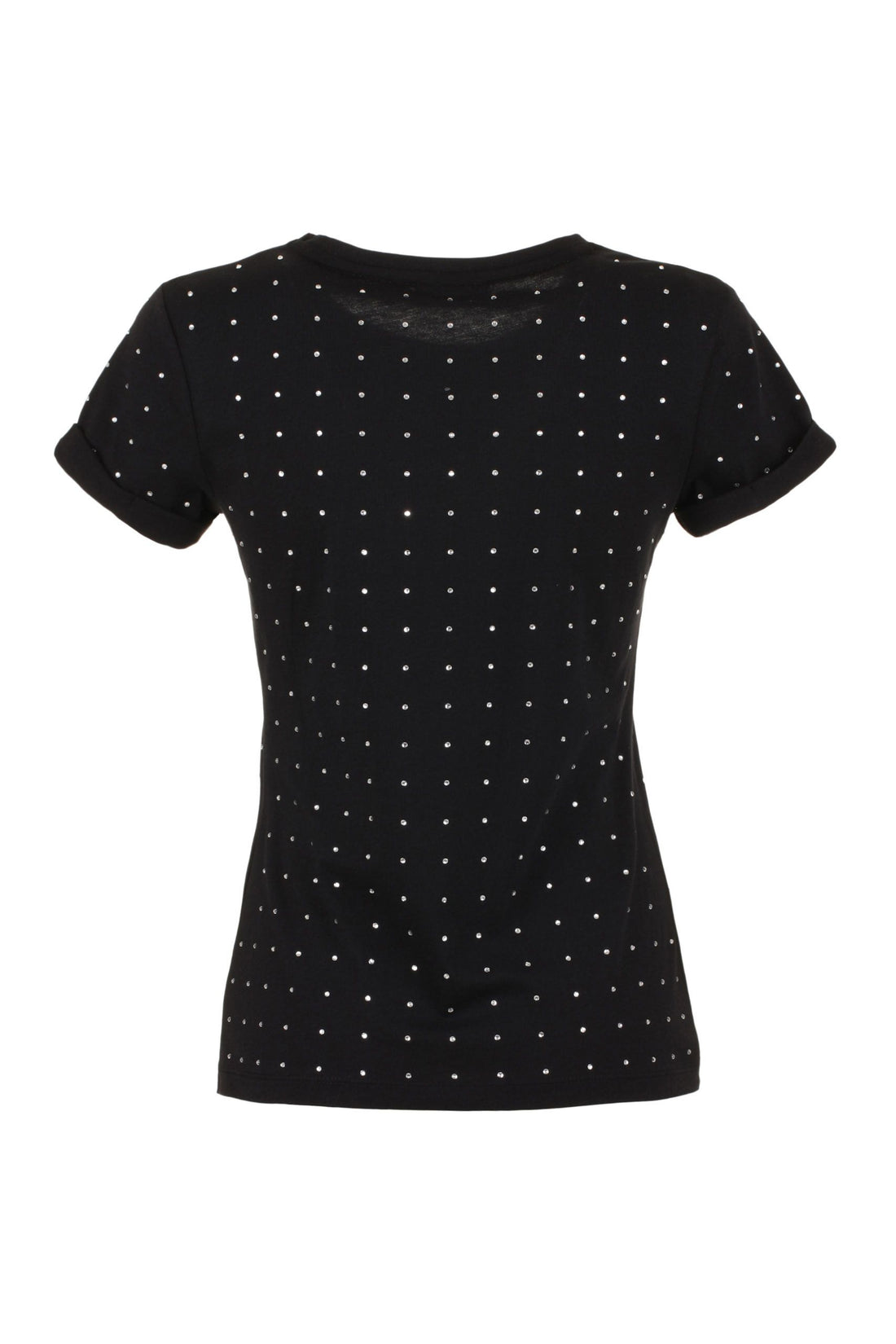 Imperfect &quot;Black Cotton Women T-Shirt&quot;