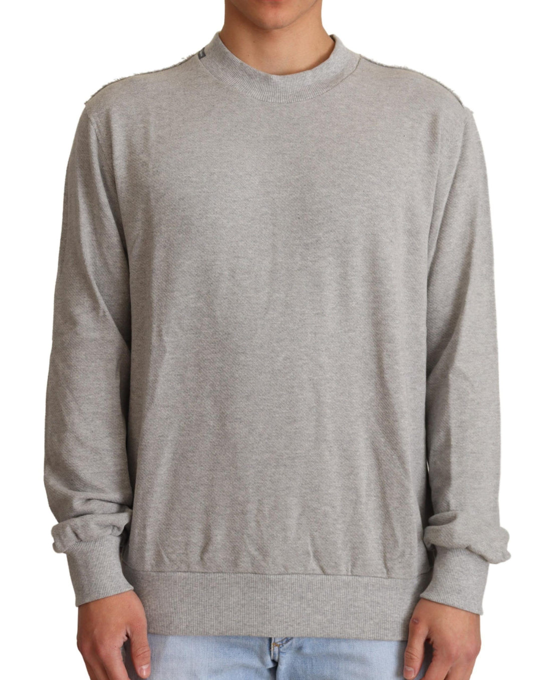 Dolce &amp; Gabbana Sophisticated Gray Crewneck Sweater