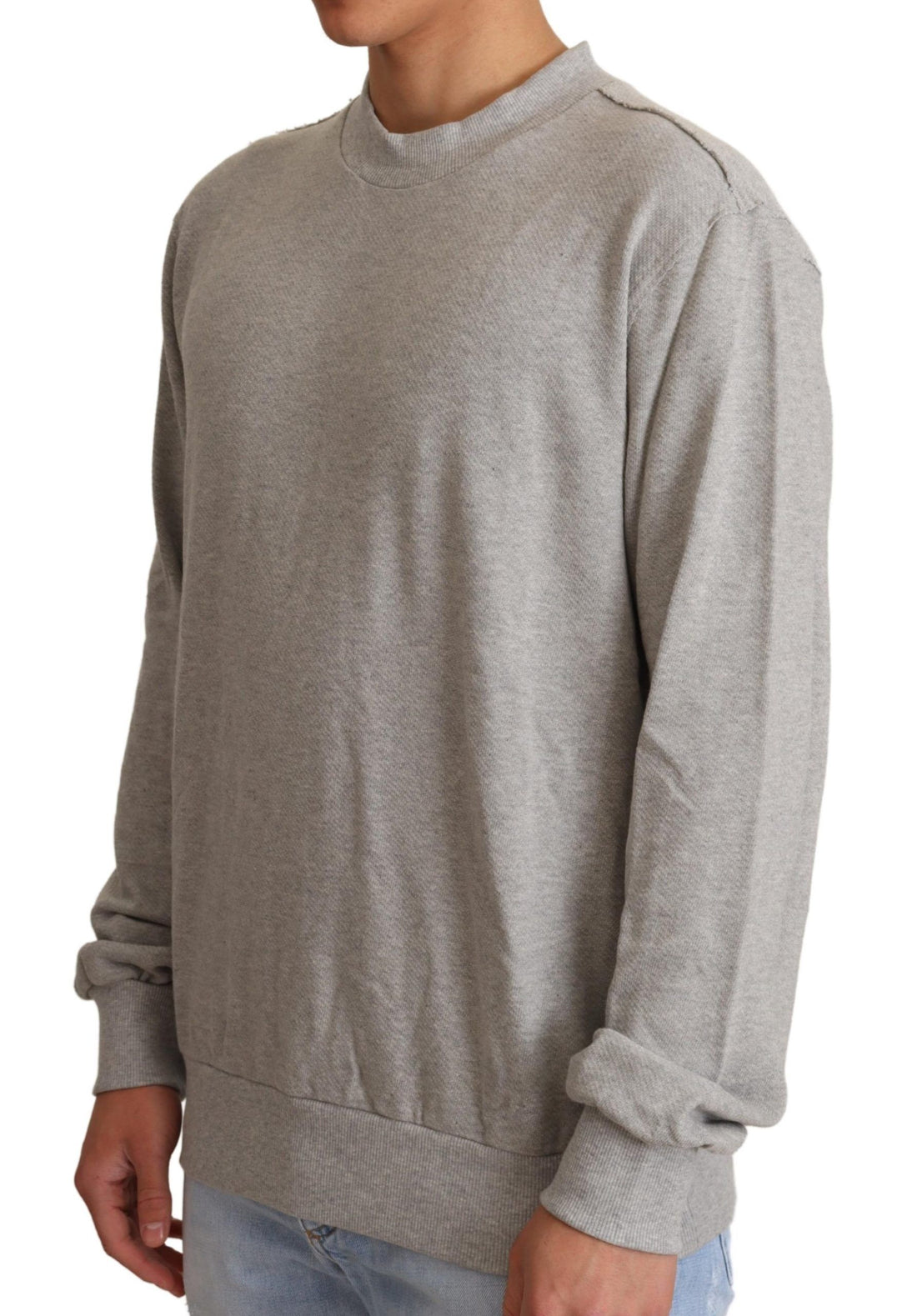 Dolce &amp; Gabbana Sophisticated Gray Crewneck Sweater