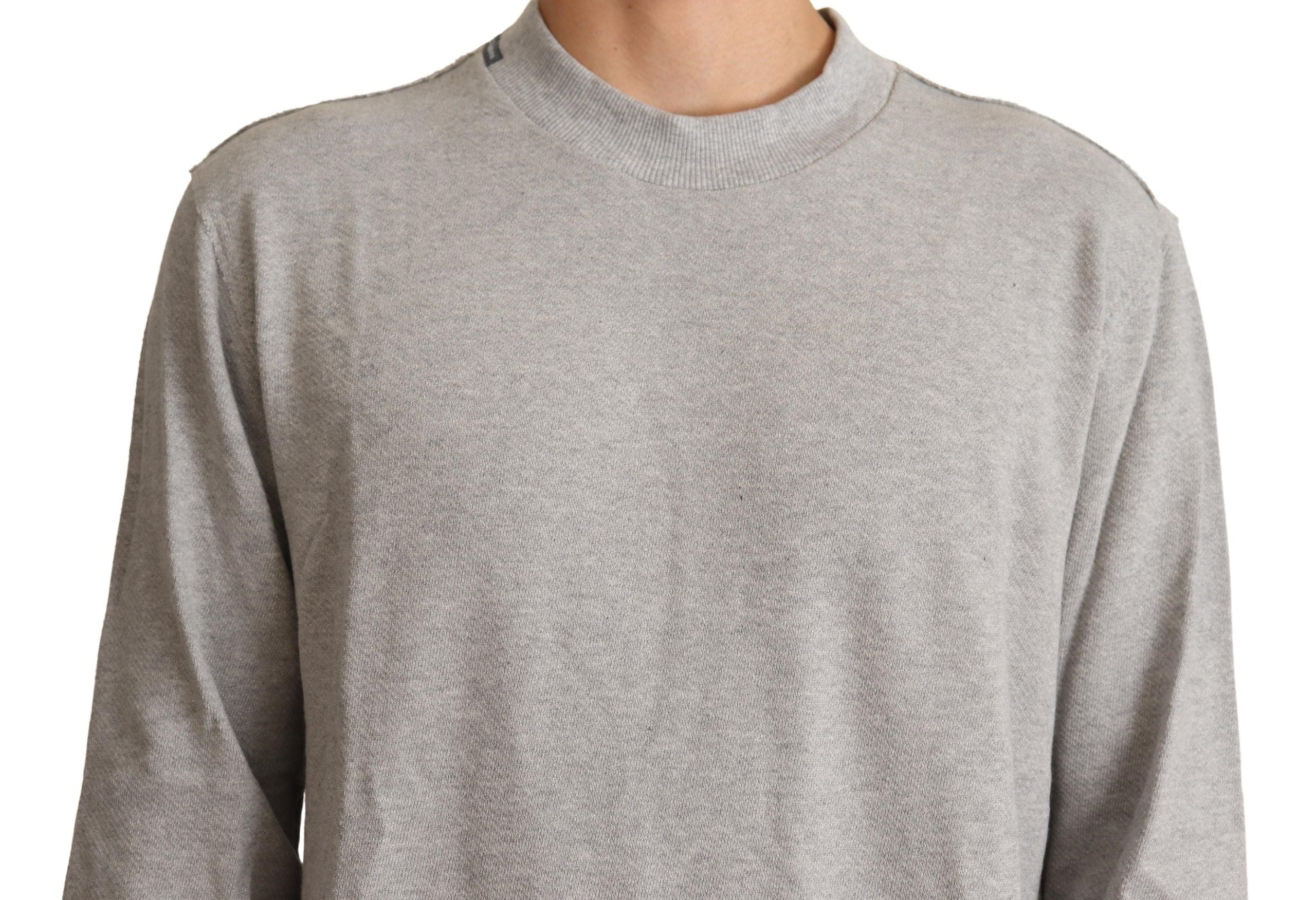 Dolce &amp; Gabbana Sophisticated Gray Crewneck Sweater