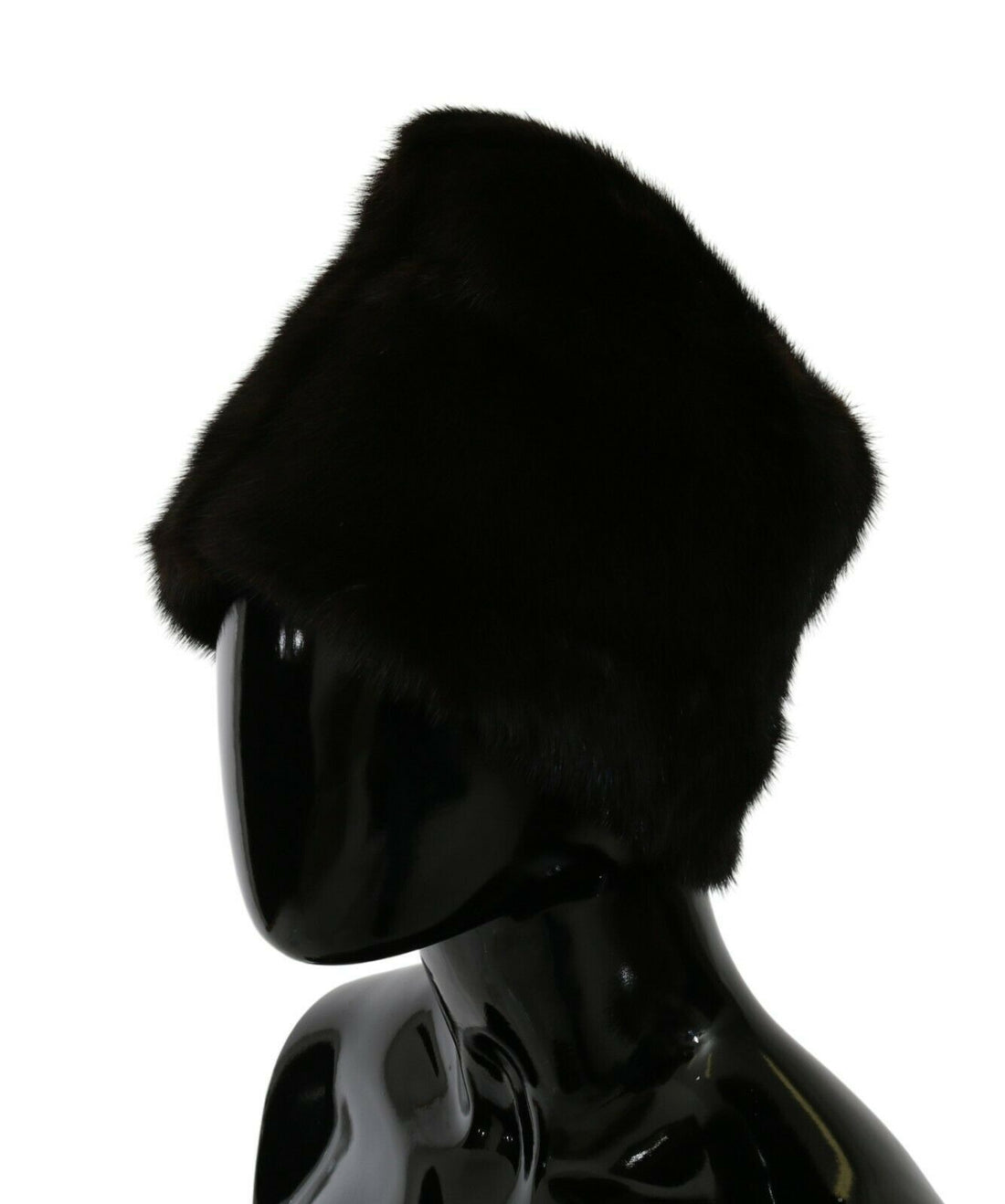 Dolce &amp; Gabbana Elegant Black Silk Beanie - Chic Autumn/Winter Accessory