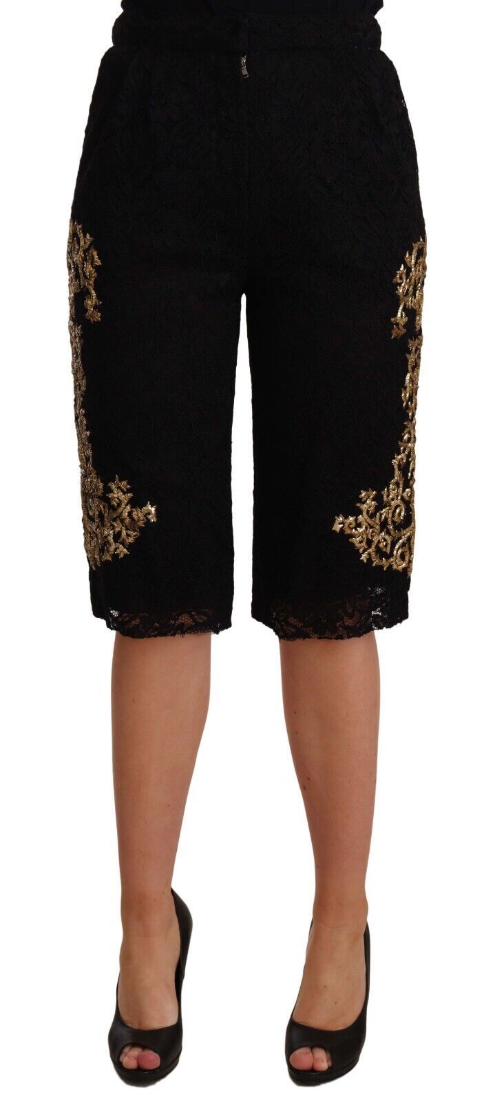 Dolce &amp; Gabbana Elegant Knee Length Designer Shorts