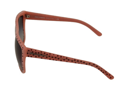 Dolce &amp; Gabbana Elegant Vintage Style Star-Studded Sunglasses