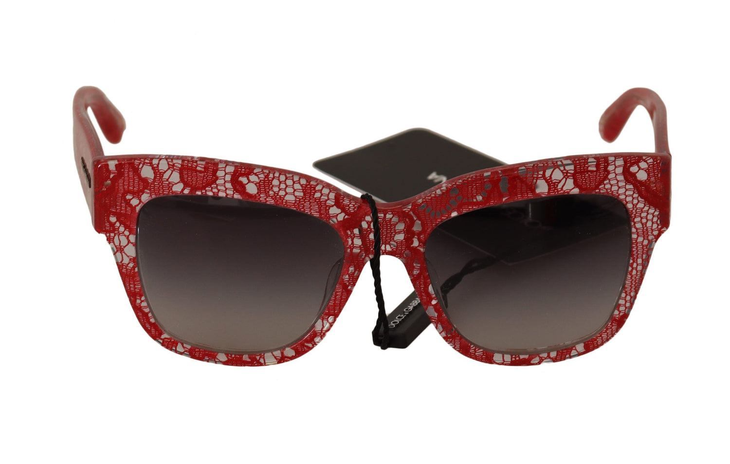 Dolce &amp; Gabbana Elegant Sicilian Lace Insert Sunglasses