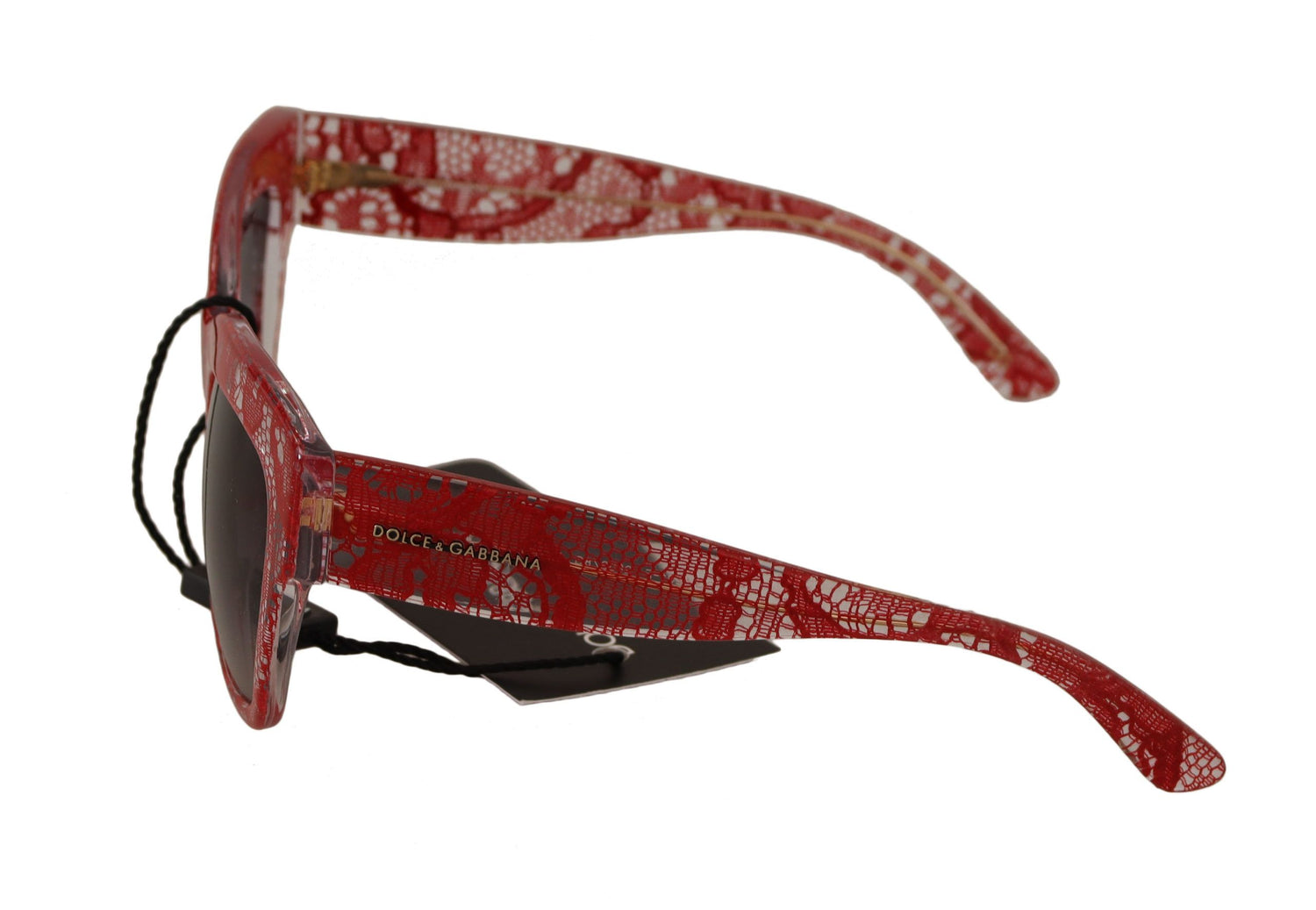 Dolce &amp; Gabbana Elegant Sicilian Lace Insert Sunglasses