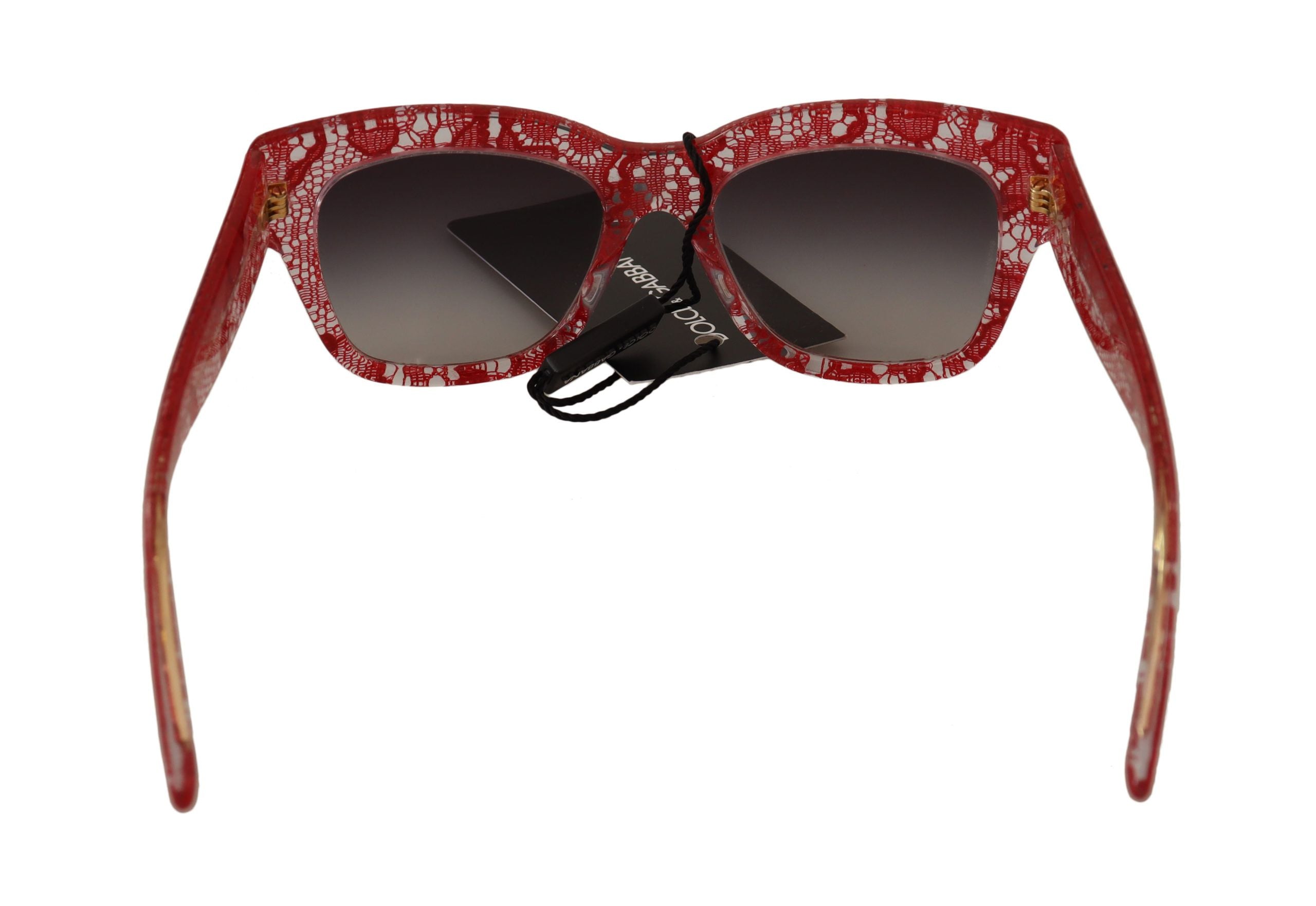 Dolce &amp; Gabbana Elegant Sicilian Lace Insert Sunglasses