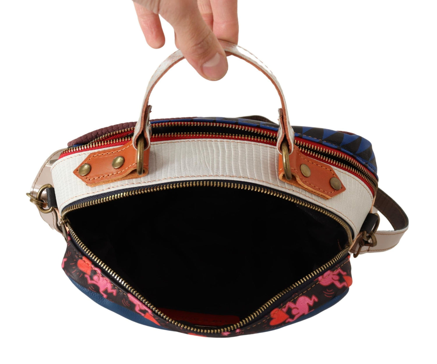 EBARRITO Chic Multicolor Leather Shoulder Bag