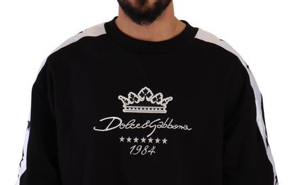 Dolce &amp; Gabbana Elegant Crown 1984 Crewneck Sweater