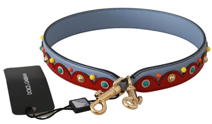 Dolce &amp; Gabbana Elegant Multicolor Leather Shoulder Strap