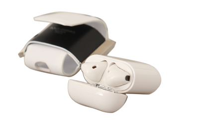 Dolce &amp; Gabbana Chic Leather Airpods Case in Monochrome