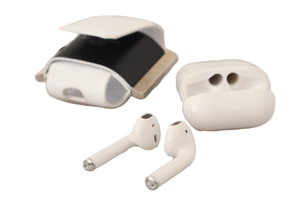 Dolce &amp; Gabbana Chic Leather Airpods Case in Monochrome