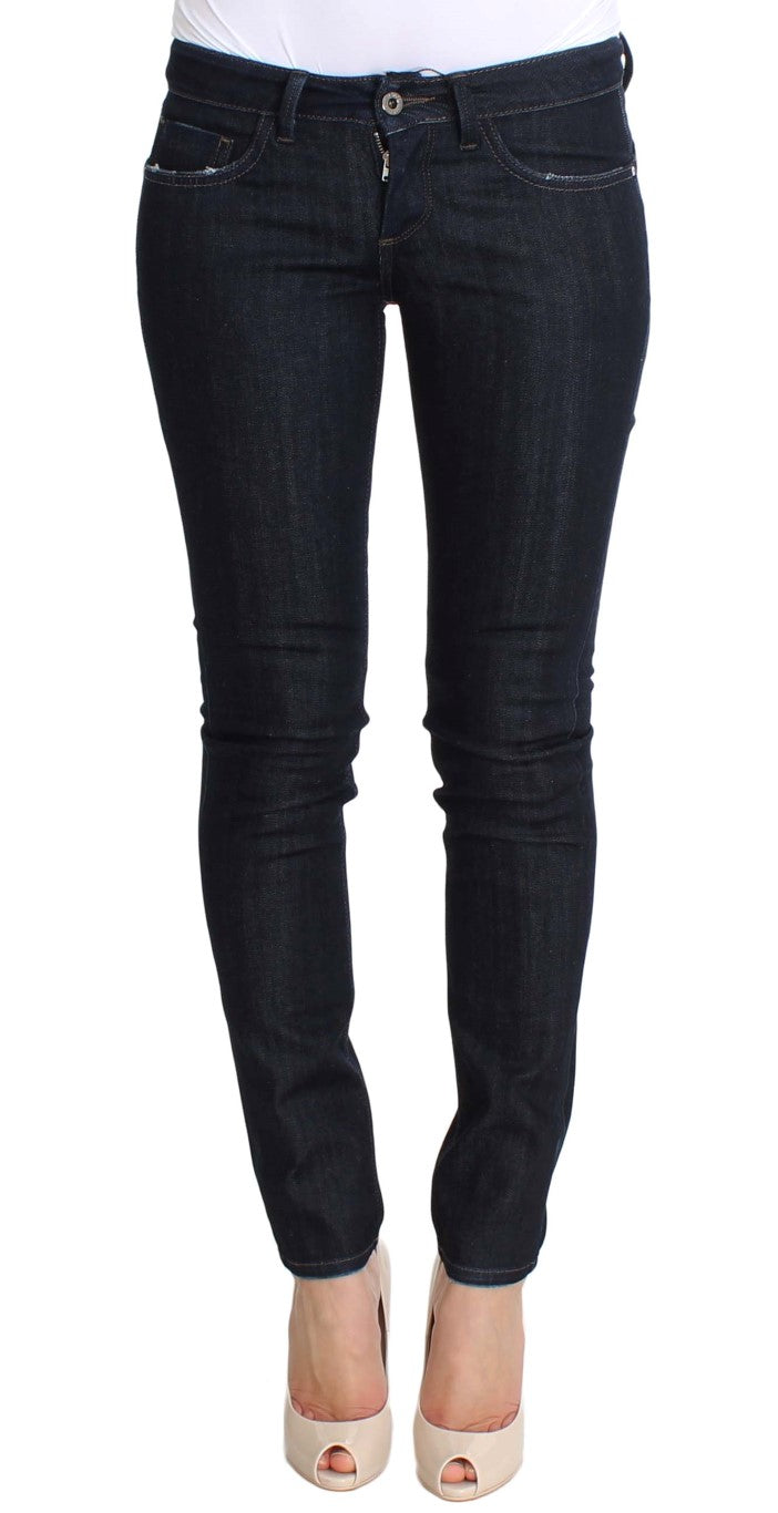 Costume National Chic Slim Fit Skinny Blue Jeans