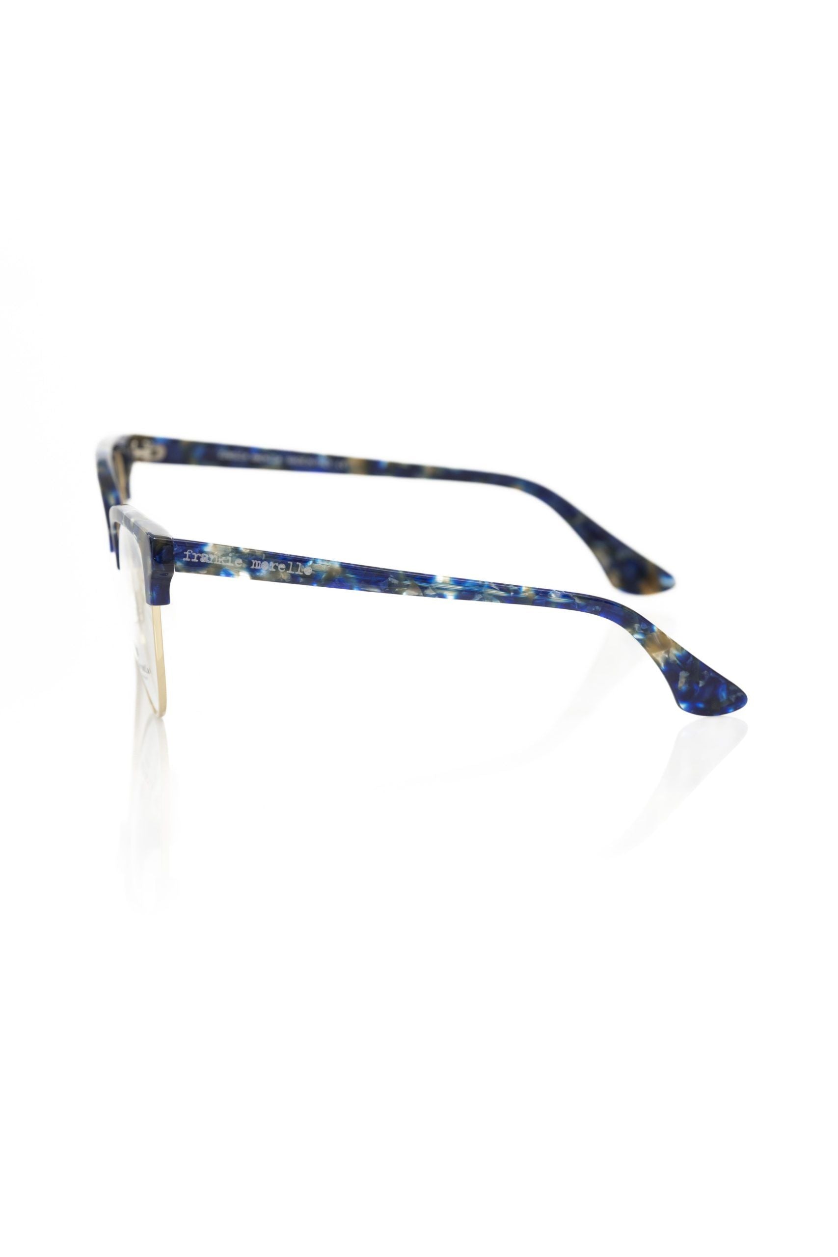 Frankie Morello Blue Metallic Fiber Women Frame