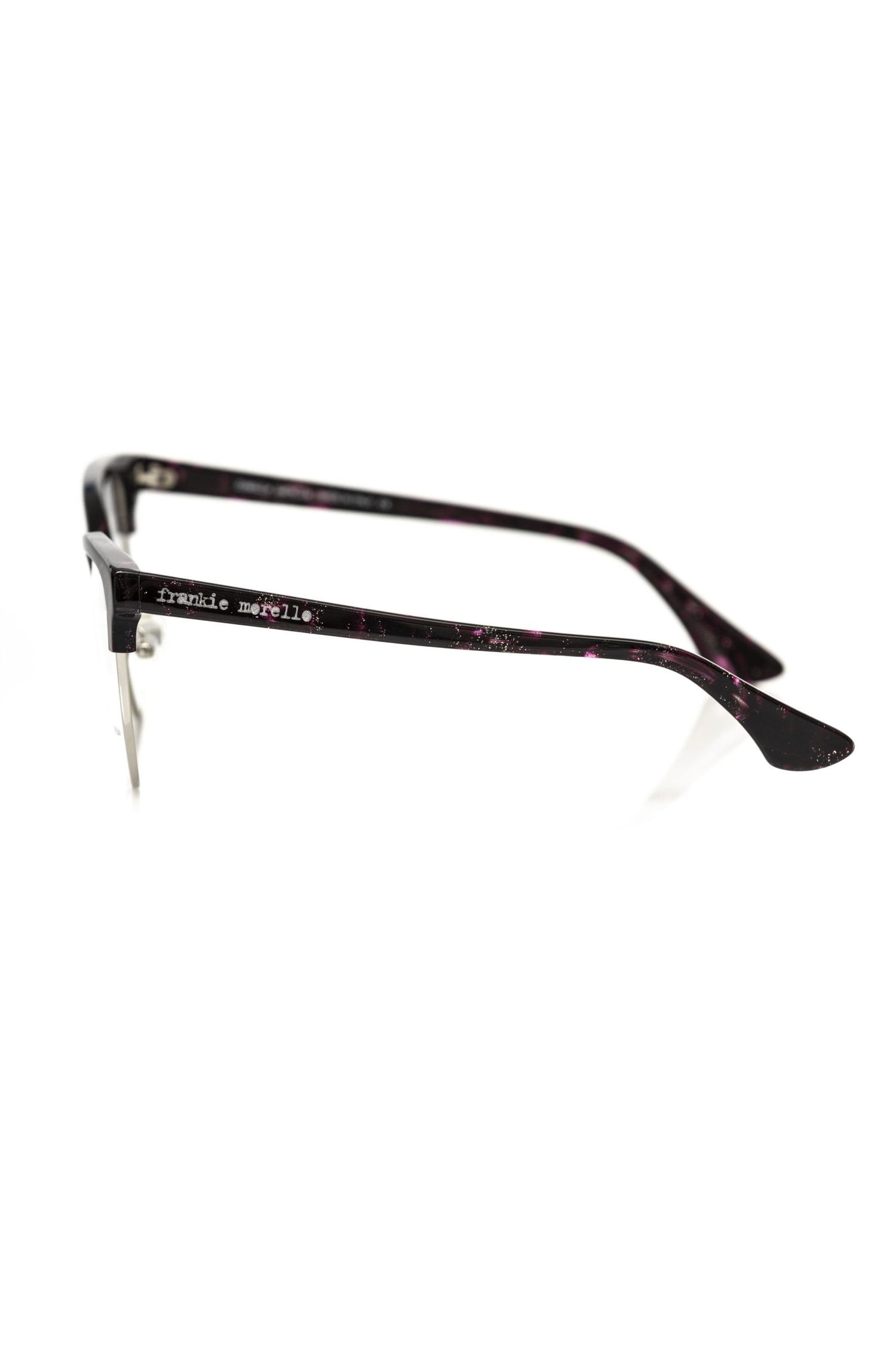 Frankie Morello Burgundy Metallic Fiber Women Frame