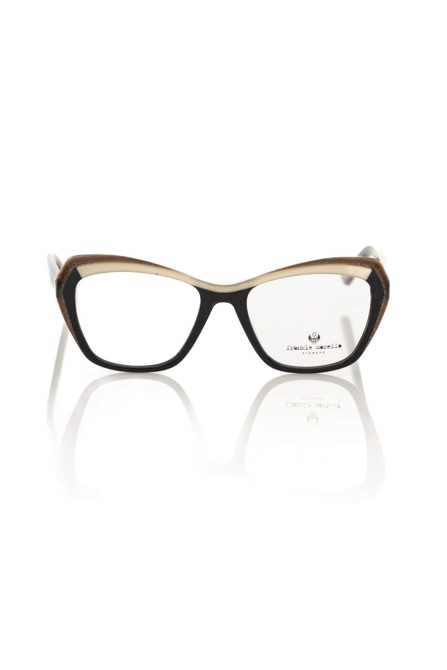 Frankie Morello Black Acetate Women Frame