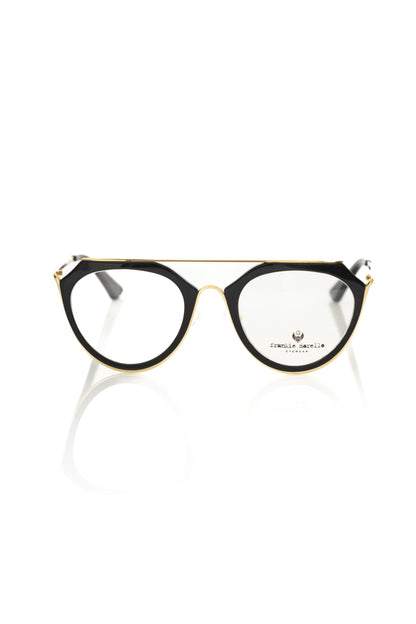 Frankie Morello Black Acetate Women Frame