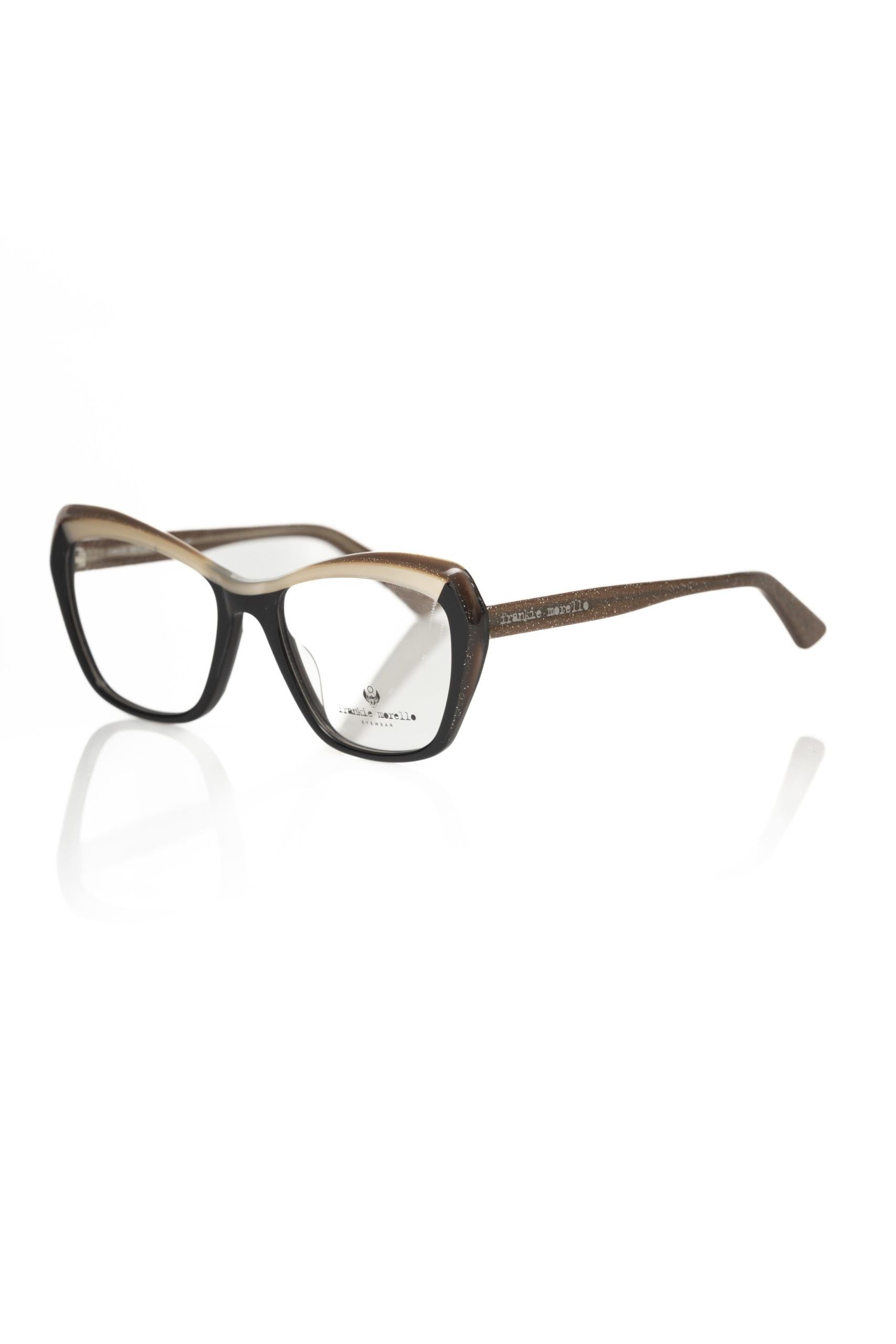 Frankie Morello Black Acetate Women Frame