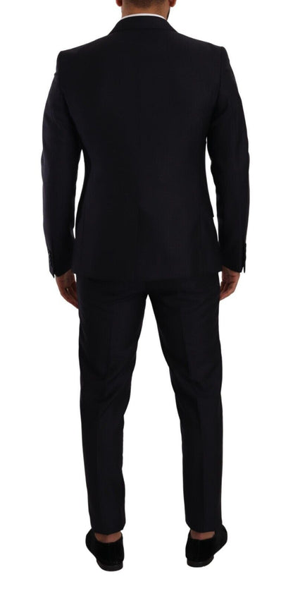 Dolce &amp; Gabbana Elegant Slim Fit Wool Silk Cashmere Men&