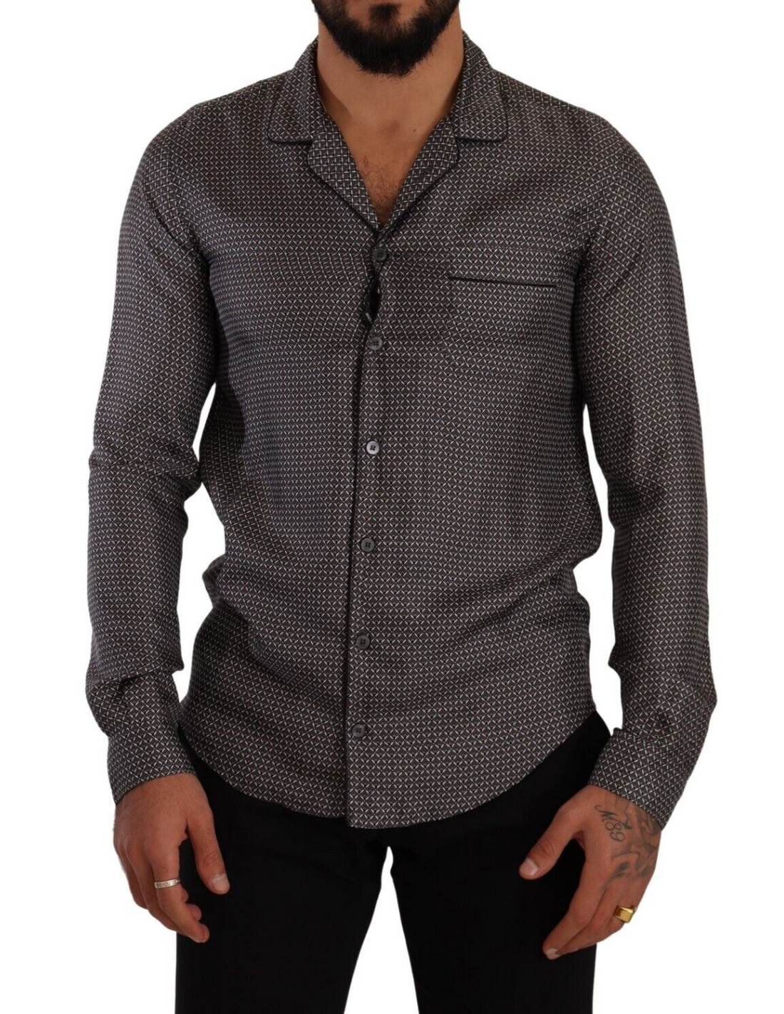 Dolce &amp; Gabbana Elegant Silk Button Down Shirt