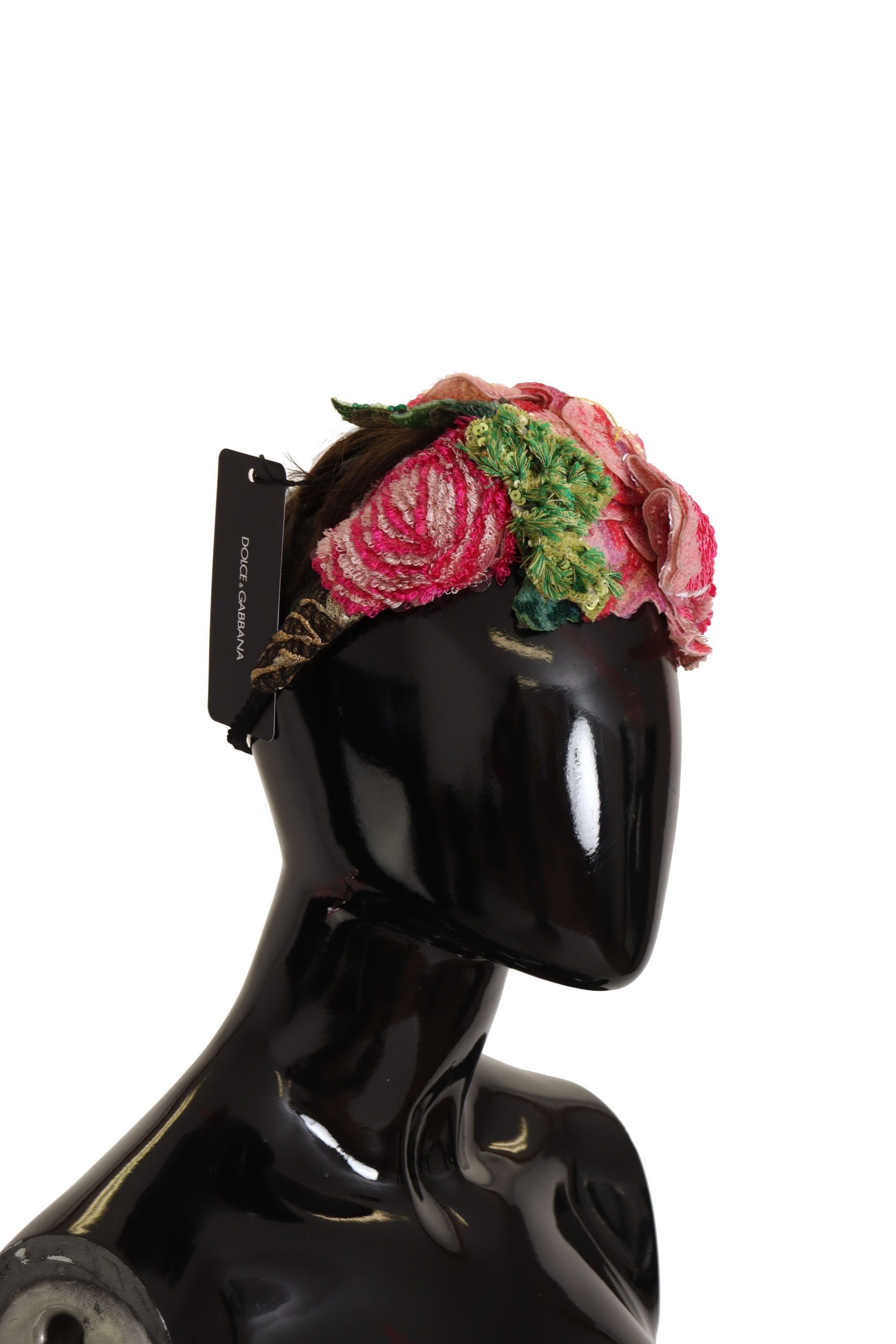 Dolce &amp; Gabbana Multicolored Sequined Diadem Headband