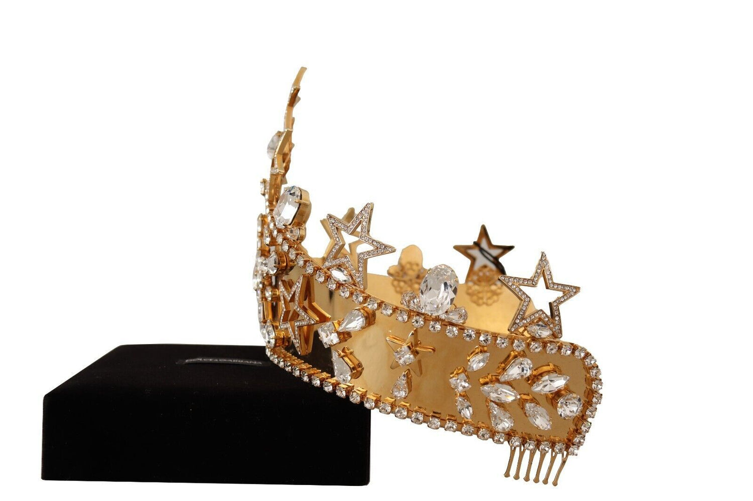 Dolce &amp; Gabbana Elegant Crystal Diadem Tiara – A Regal Touch