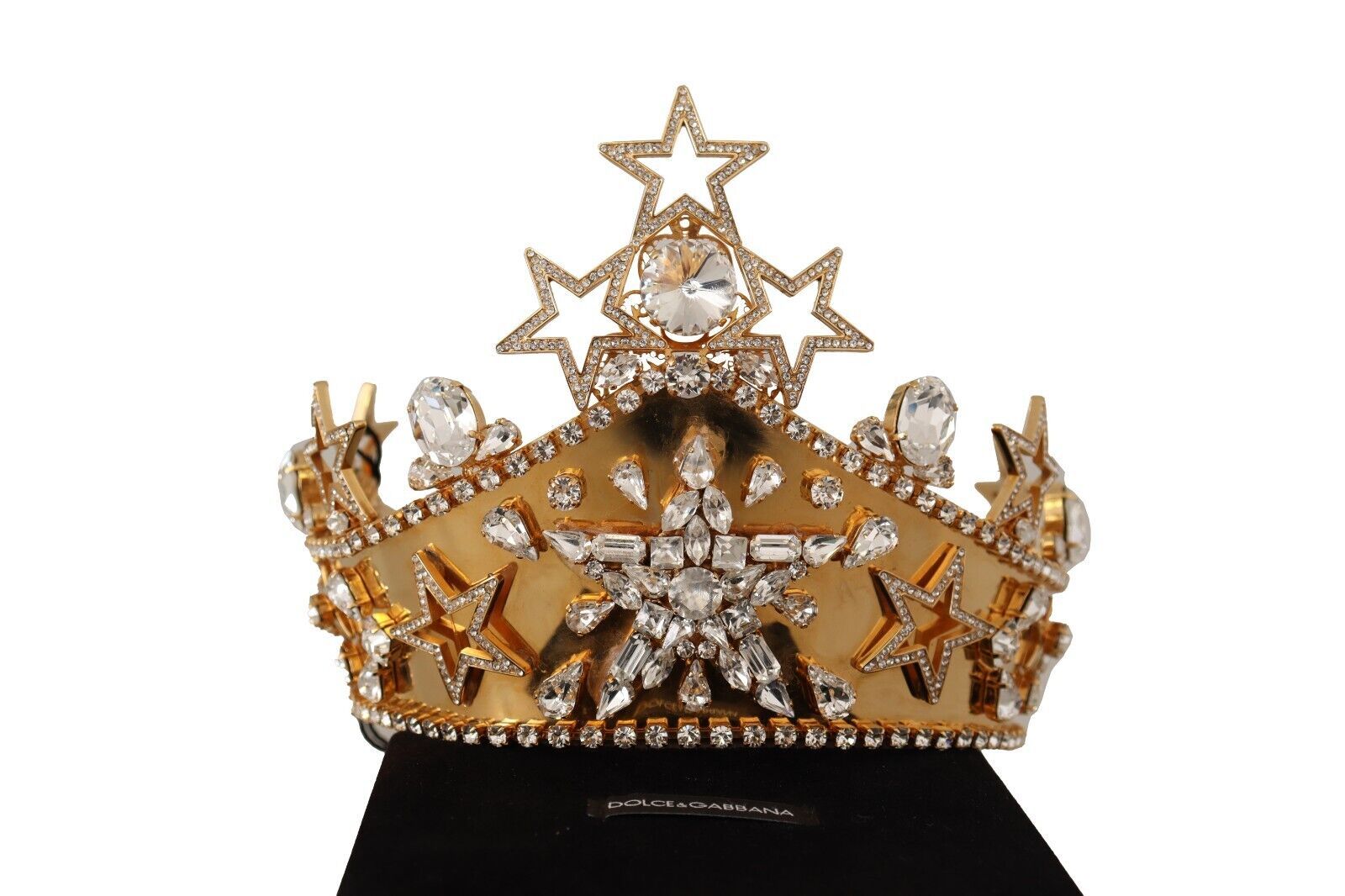 Dolce &amp; Gabbana Elegant Crystal Diadem Tiara – A Regal Touch