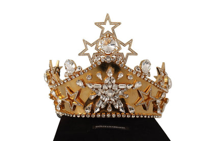 Dolce &amp; Gabbana Elegant Crystal Diadem Tiara – A Regal Touch