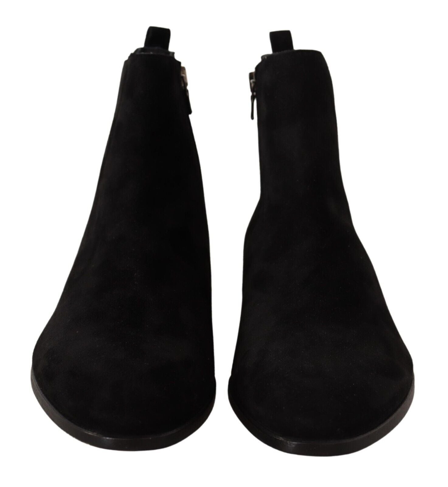 Dolce &amp; Gabbana Elegant Suede Leather Chelsea Boots