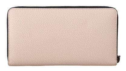 Karl Lagerfeld Elegant Mauve Leather Wallet - Secure &amp; Stylish