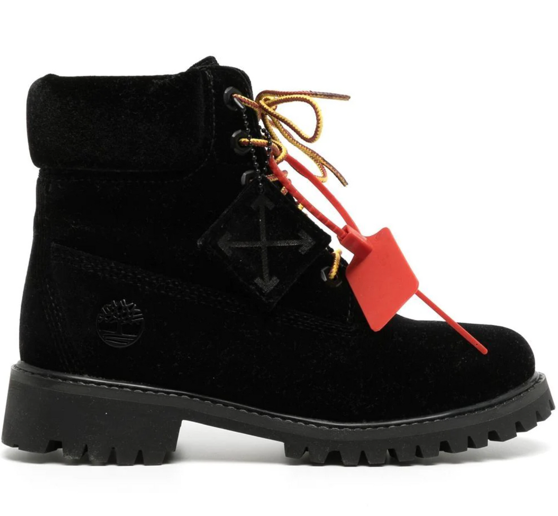 Off-White &quot;Black Leather Women Boot&quot;