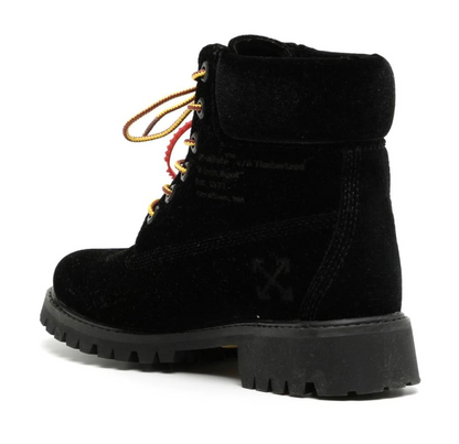 Off-White &quot;Black Leather Women Boot&quot;