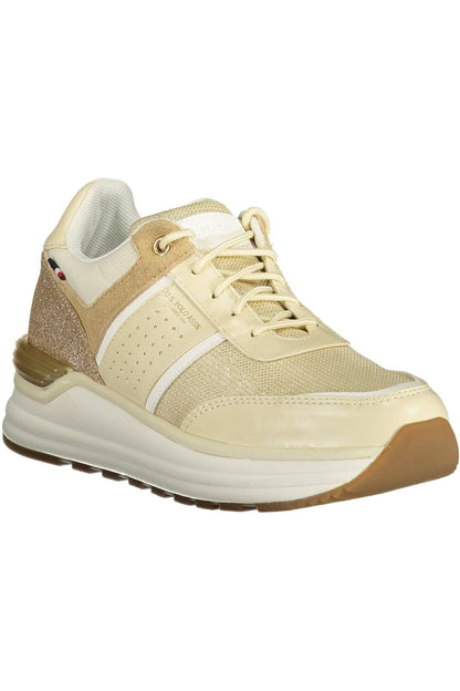 U.S. POLO ASSN. Beige Eco Suede Women Sneaker