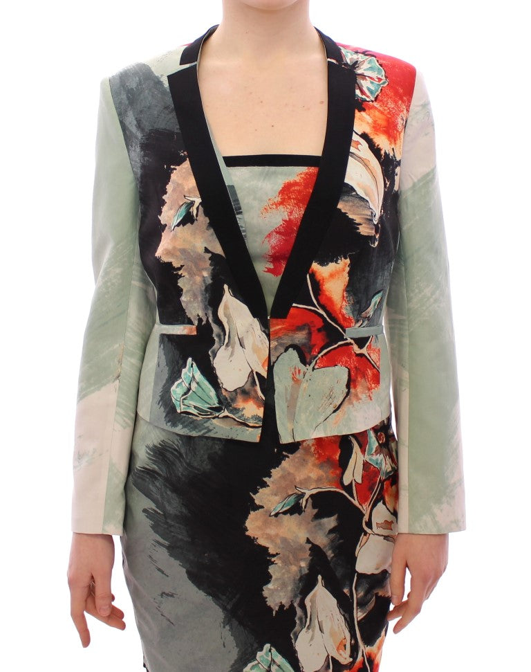 Sachin &amp; Babi Elegant Silk Blend Multicolor Blazer