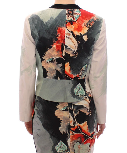 Sachin &amp; Babi Elegant Silk Blend Multicolor Blazer