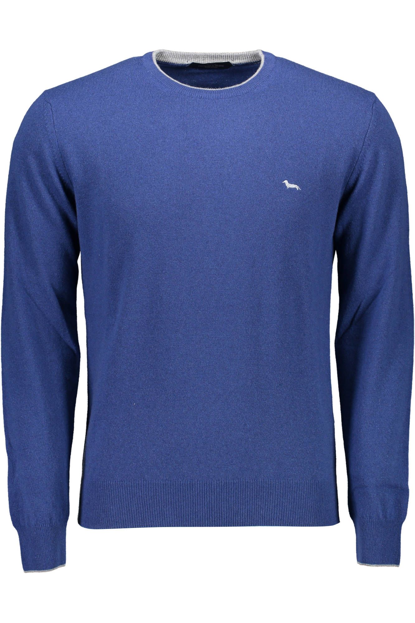 Harmont &amp; Blaine Elegant Blue Cashmere Blend Sweater