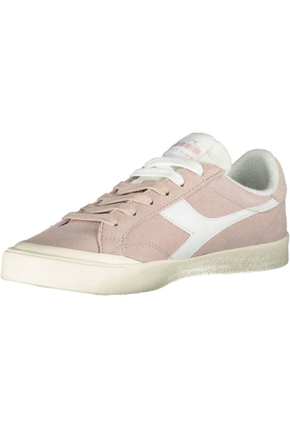 Diadora Pink Leather Women Sneaker