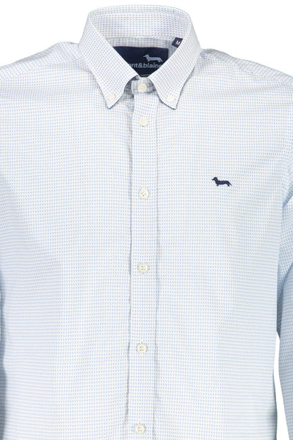 Harmont &amp; Blaine Elegant White Cotton Long Sleeve Shirt