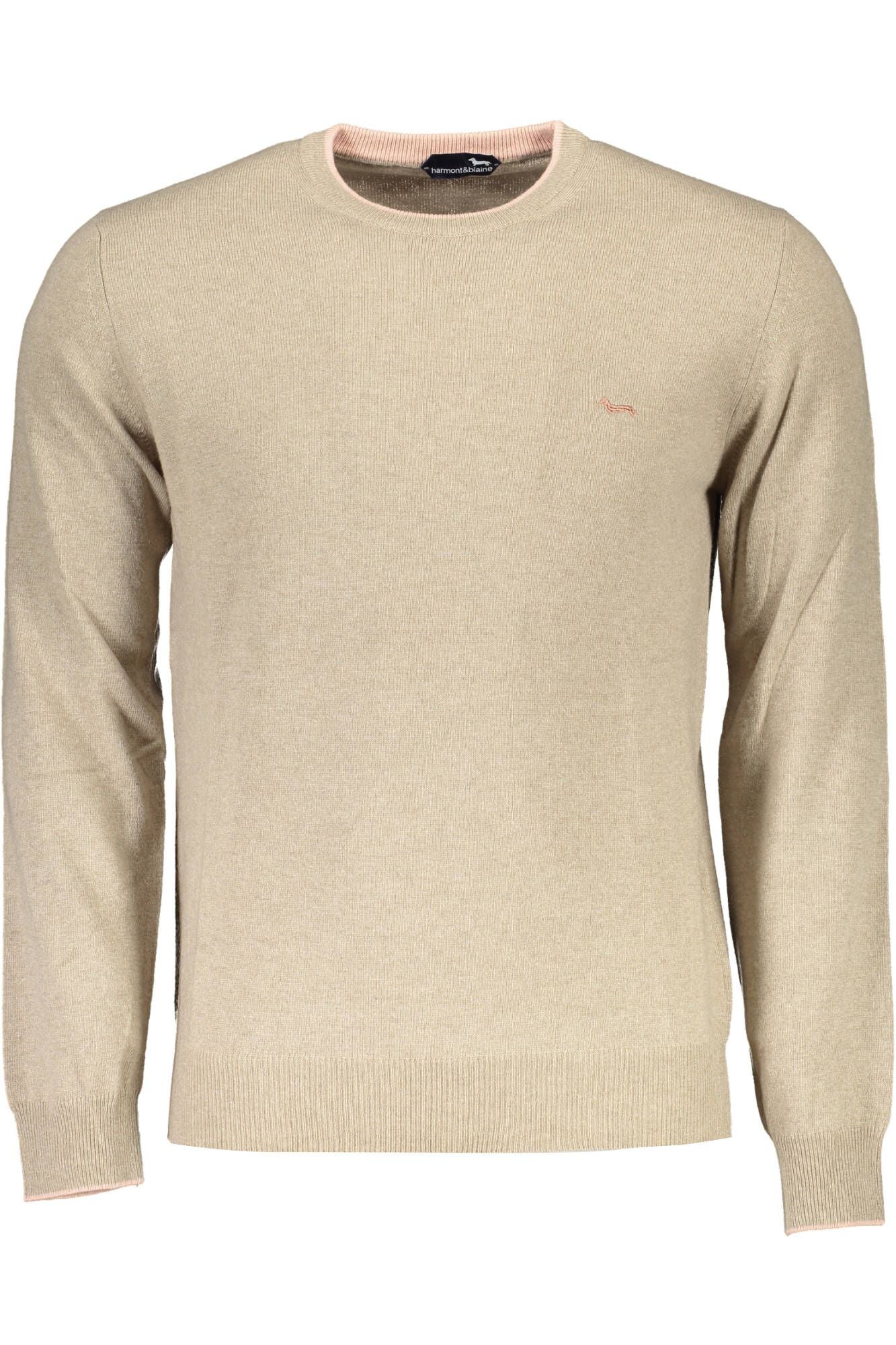 Harmont &amp; Blaine Beige Wool Men Sweater