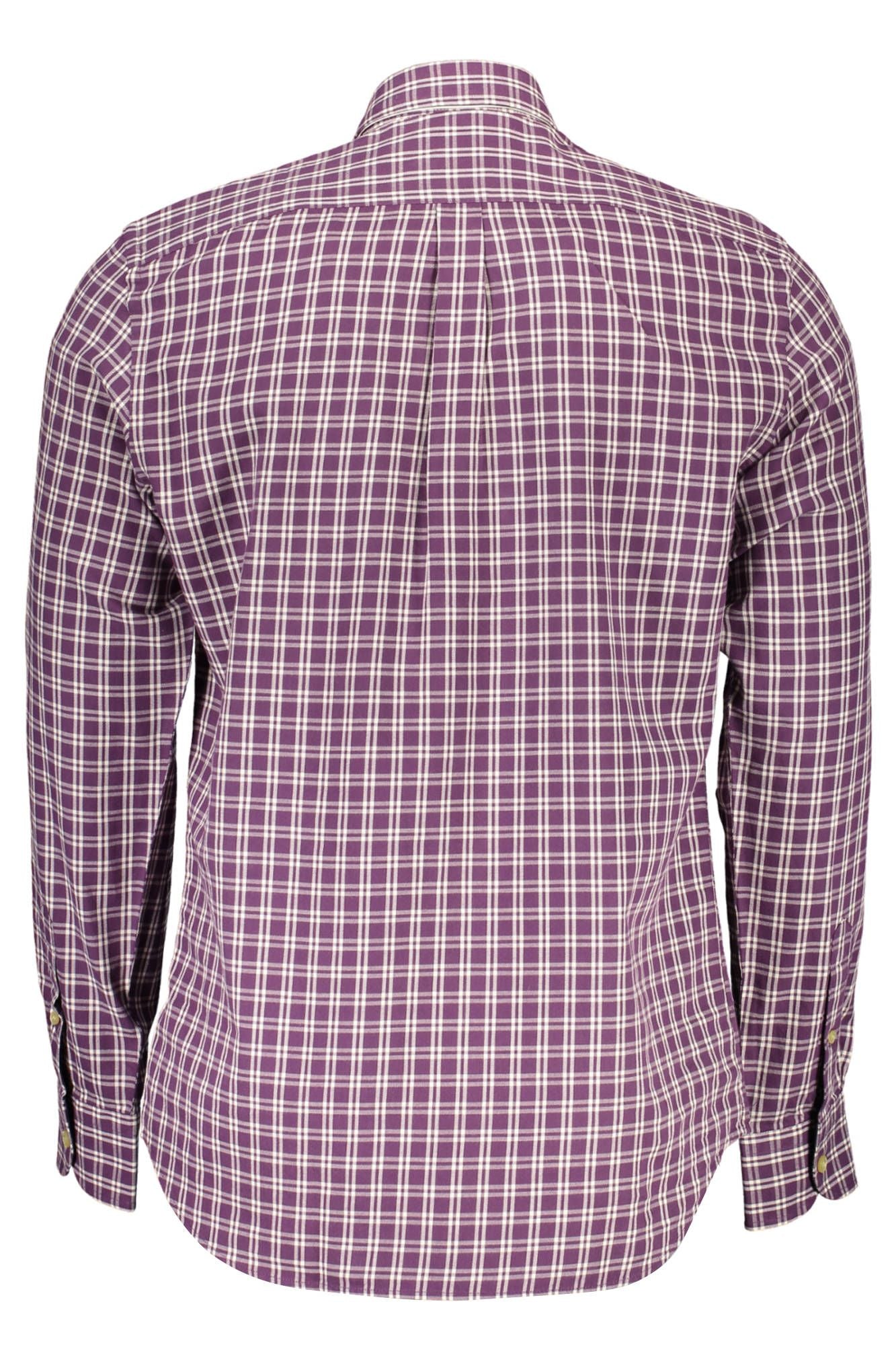 Harmont &amp; Blaine Purple Cotton Men Shirt