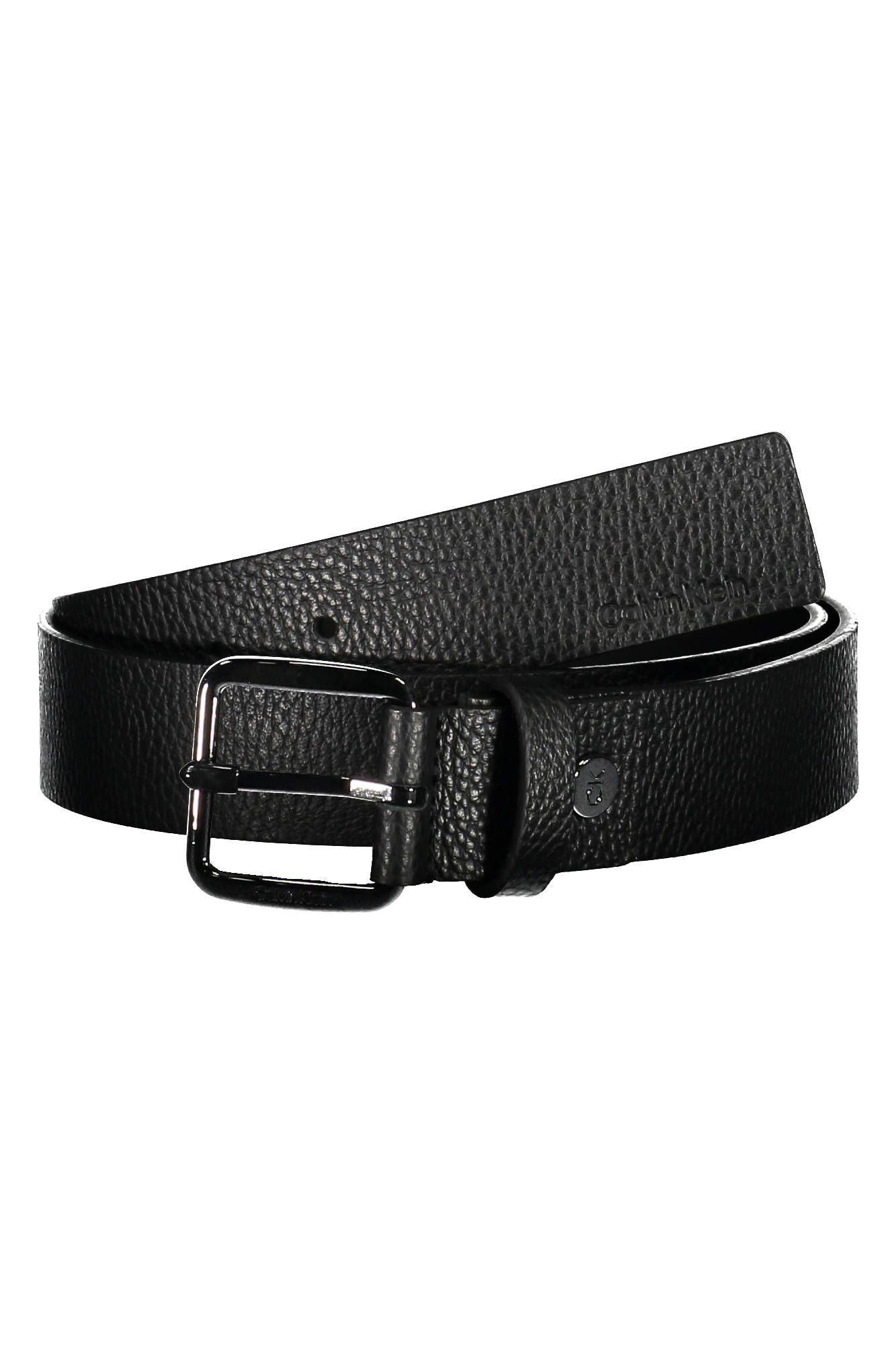 Calvin Klein Black Leather Men Belt