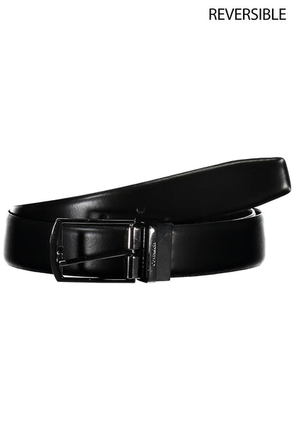 Calvin Klein Black Leather Men Belt